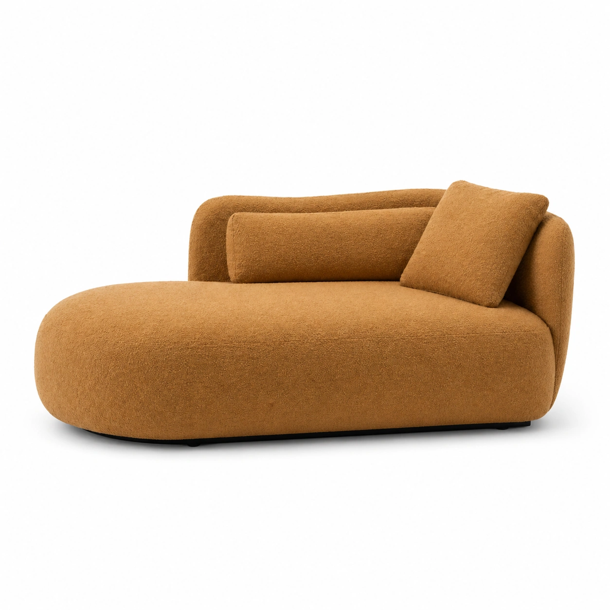 Sofa chaise lounge marron moderno-damvero